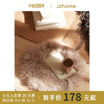 JZHOME Nordic simple beach wool sofa cushion floating window cushion fur sofa chair cushion