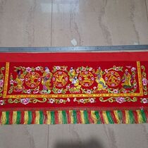 Export Goods Upmarket 3 To 5 Feet New Silk Brightly embroidered Eight Immortals Buddhist Gate Colorful Banners Home Festive Items