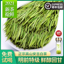 Authentic Anji White Tea tea 2021 New Tea Premium Mingqian white Tea Gold Bud Spring Tea Green Tea bulk 200g