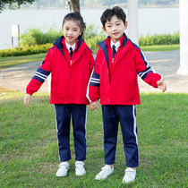 Kindergarten garden clothing spring and autumn clothing class uniforms primary school uniforms childrens assault clothing set school style autumn and winter three sets