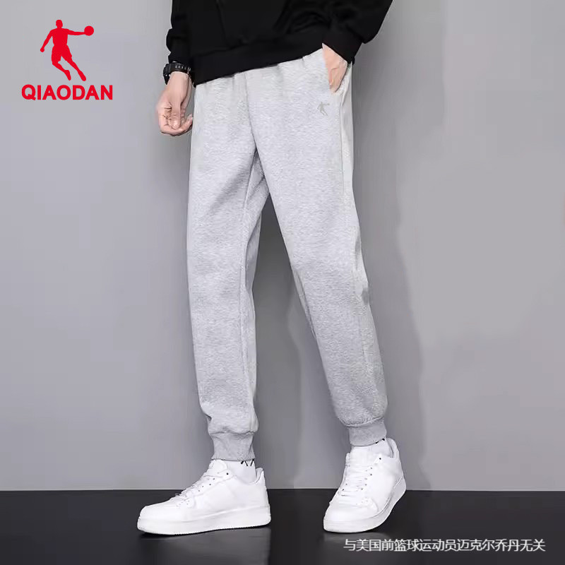Jordan Men's Sports Pants 2026 New Summer Long Pants Gray Pants Flagship Store Genuine Men's Loose Sweatpants