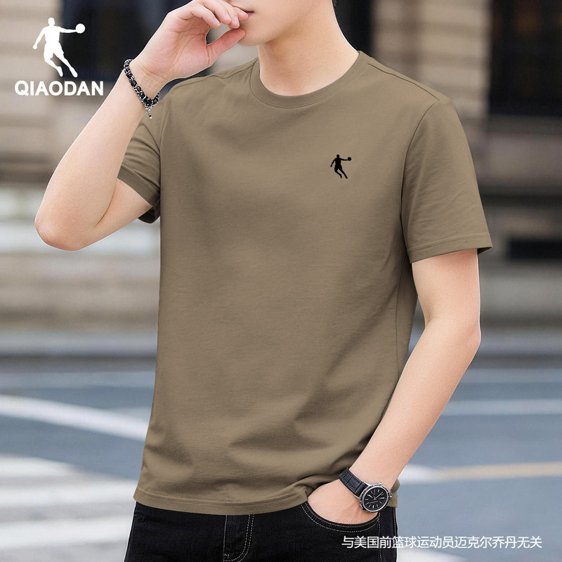 Jordan Short-Sleeved T-Shirt Men's 2026 New Summer Pure Cotton T-Shirt Flagship Store Authentic Men's Sports Top Half-Sleeved Jordan Short-Sleeved T-Shirt Men's 2026 New Summer Pure Cotton T-Shirt Flagship Store Authentic Men's Sports Top Half-Sleeved