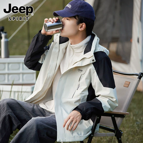 Джип, демисезонная дорожная ветрозащитная водонепроницаемая альпинистская куртка, «три в одном»