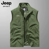 Джип, жилет, летняя дорожная спортивная майка топ для отдыха, мужская куртка для рыбалки