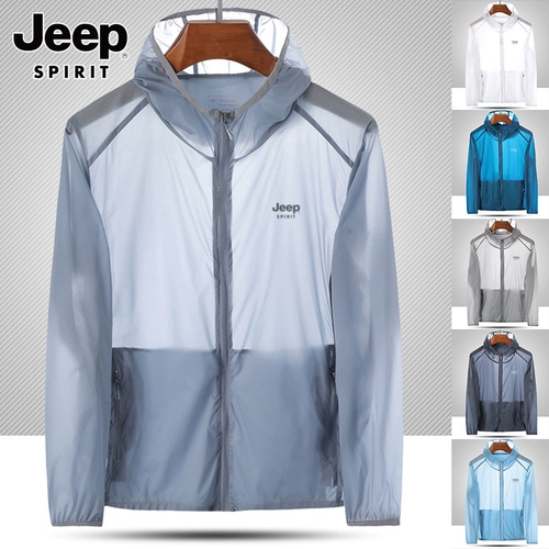 Джип, мужская летняя одежда для защиты от солнца, шелковый легкий и тонкий дорожный плащ для рыбалки, «Холодное сердце»