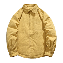 Gip shirt down jacket for mens winter loose casual clothes 2024 new duck suede warm trendy jacket