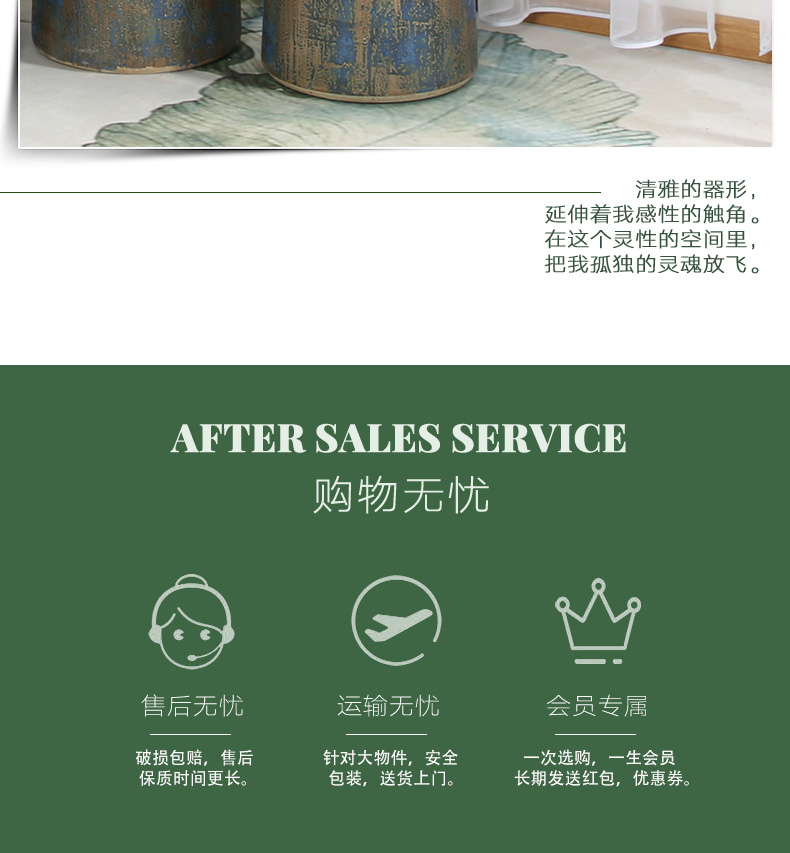 Do old restoring ancient ways of jingdezhen ceramic vases, dried flower, flower implement manual coarse some ceramic pot sitting room big flowerpot flower arranging furnishing articles