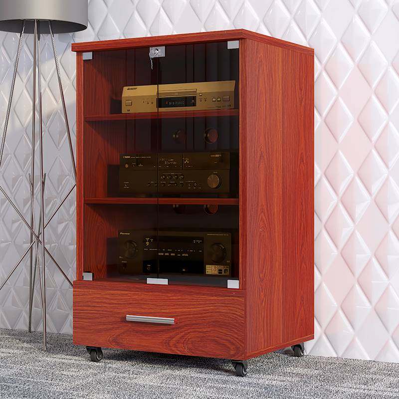 Power Amplifier Enclosure Sound Enclosure KTV Professional Equipment Cabinet Home Cinema Sound Cabinet Home with lock power amplifier cabinet