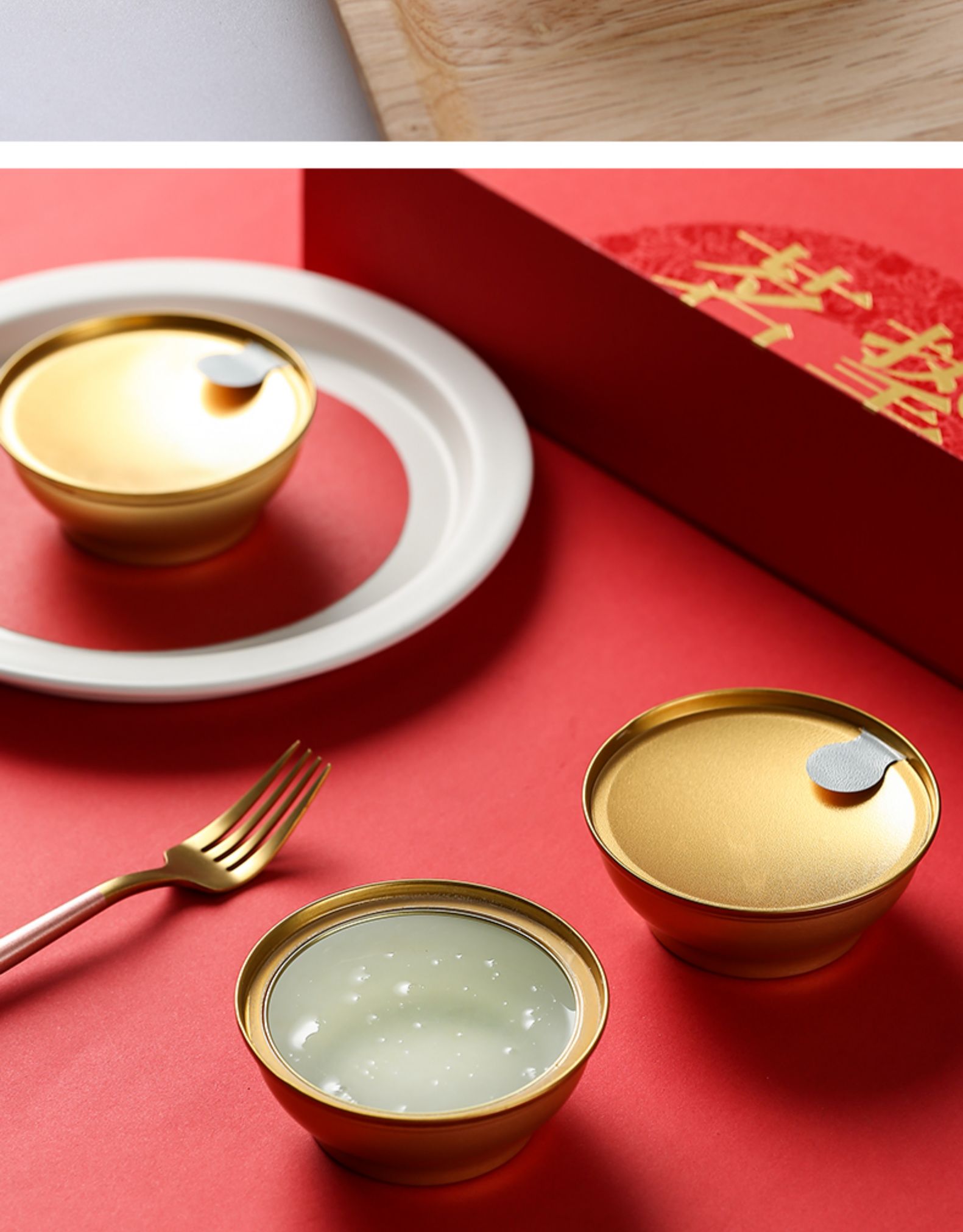 希尔顿酒店供应商 茗挚 小金碗 即食冰糖燕窝 100g*10碗 礼盒装 图19