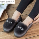 Зимняя летняя утепленная флисовая обувь на платформе для беременных