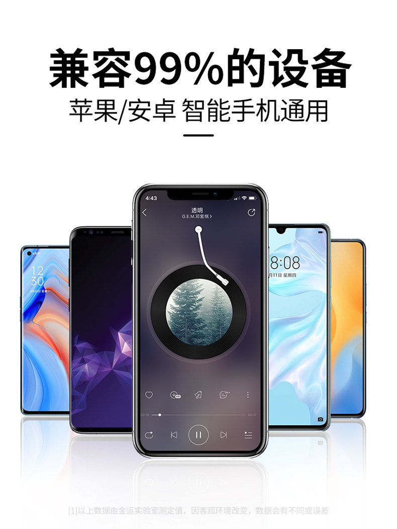 触控式无线智能蓝牙耳机 全平台兼容 图1