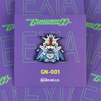 Gundam Robot Motor Warrior brooch new tide personality cute Japanese badge cartoon