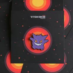 Pokémon Gengar 브로치 만화 크리에이티브