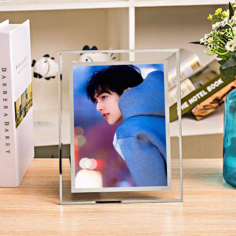 Song Weilong Crystal Photo Frame in the name of family member with custom photo classmate girlfriend's birthday present