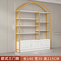 Длина 140 см Ширина 30 см Высота 215 см [дверь в европейском стиле], золотая полка [Тип D]