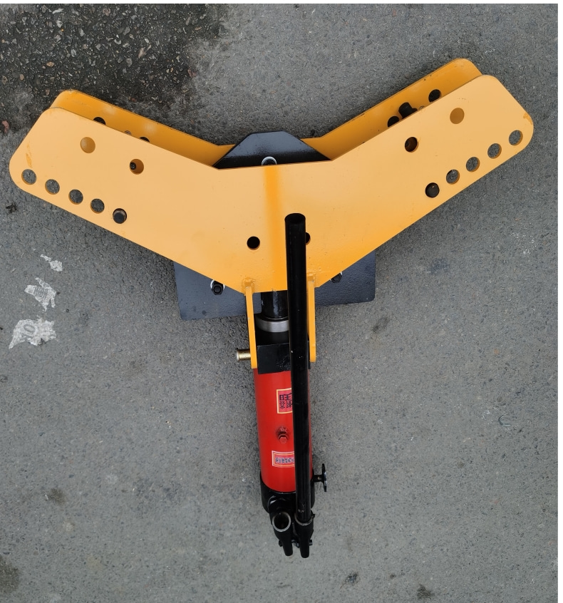 SWP-10A manual hydraulic bending machine copper aluminum row flat iron flat steel flat bending vertical bending dual-purpose hydraulic bending machine