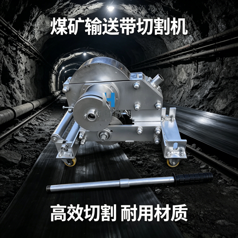 3K/6K Mining Steel Wire Rope Conveyor Belt Cutting Machine, Steel Wire Rope Core Belt Cutting Machine, Manual Belt Cutting Machine