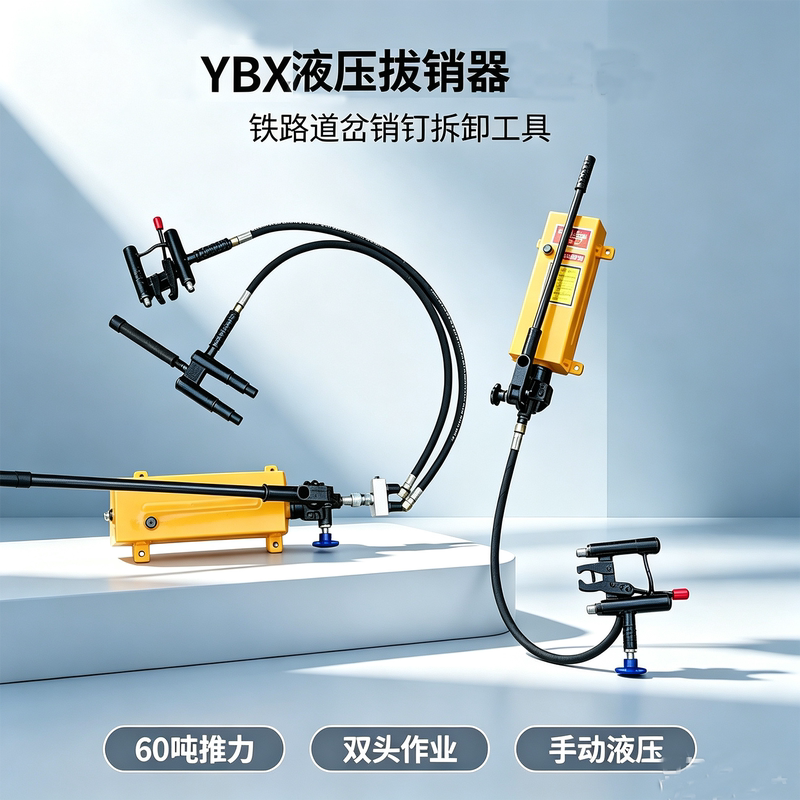 Hydraulic Pin Puller for Speed Rail Switch Track Sliding Plates Yxb-60 Switch Track Pin Puller Rusty Pin Extractor