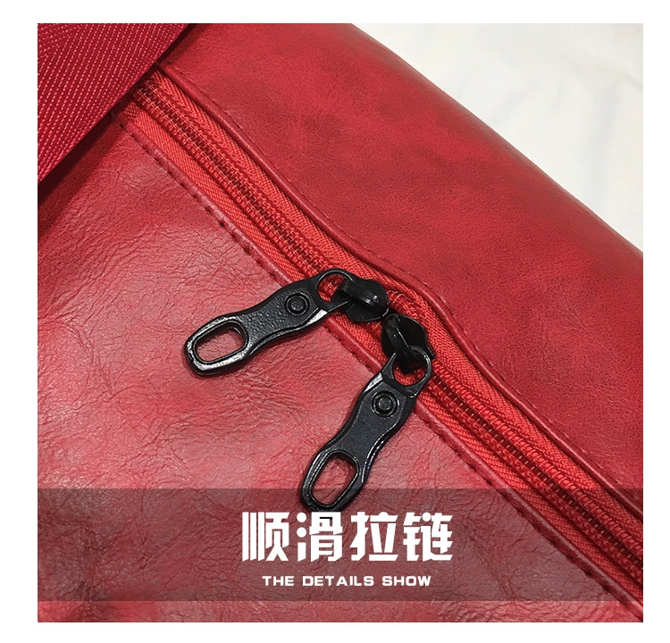 Túi du lịch túi lưu trữ lớn túi chống nước túi thể dục nam túi xách tay ánh sáng phiên bản Hàn Quốc của mạng khoảng cách ngắn màu đỏ du lịch ra - Túi du lịch