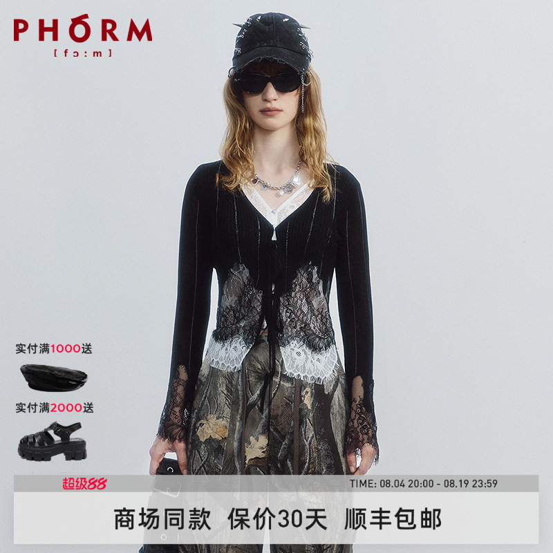 [Same Style as in Shopping Malls] Phorm2026 New Autumn Clothing Slim Fit Wool Knit Sweater G09621636