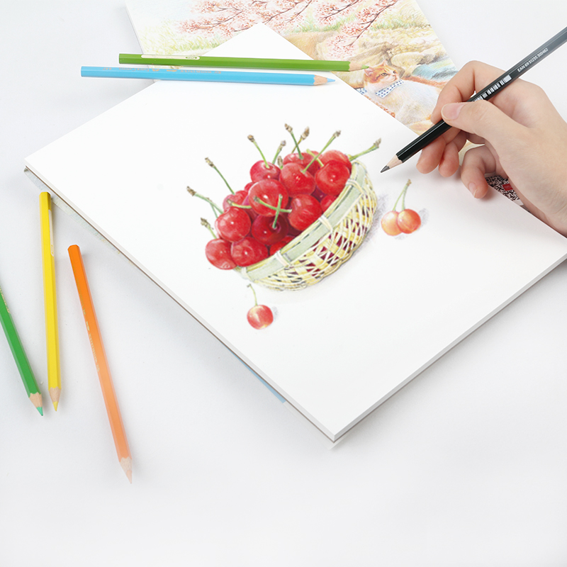 Mike Pen Creativity Ben Auven Fabric Hand Plotter Ben A5 Blank Sketch Book A4 Watercolor Fresh Drawing Color Pencil Ben Fine Art Painting Ben Thickened Watercolor Sketchbook Sketchbook Sketchbook Sketches Sketches for a Portable Speed Write