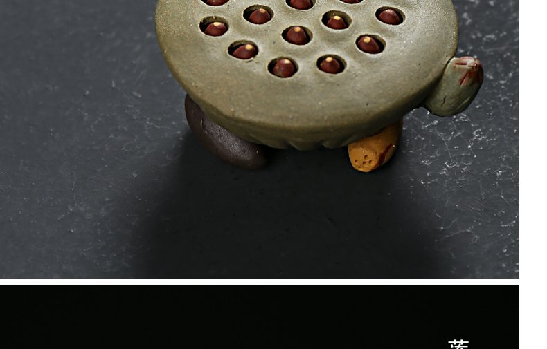 Continuous grain of yixing segment pet violet arenaceous mud tea ceramic creative play and ultimately responds "tea pet furnishing articles