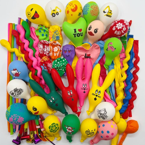 Кролик, мультяшный смешанный воздушный шар, детское вечернее платье, ювелирное украшение, увеличенная толщина