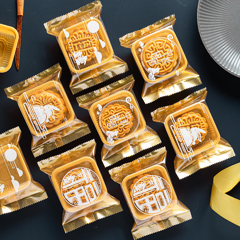 Moon Cake Packing Bag Machine Seal With Toself Mid Autumn Subbox Solo packed wide 50g100 gram 75 new 2023-Taobao