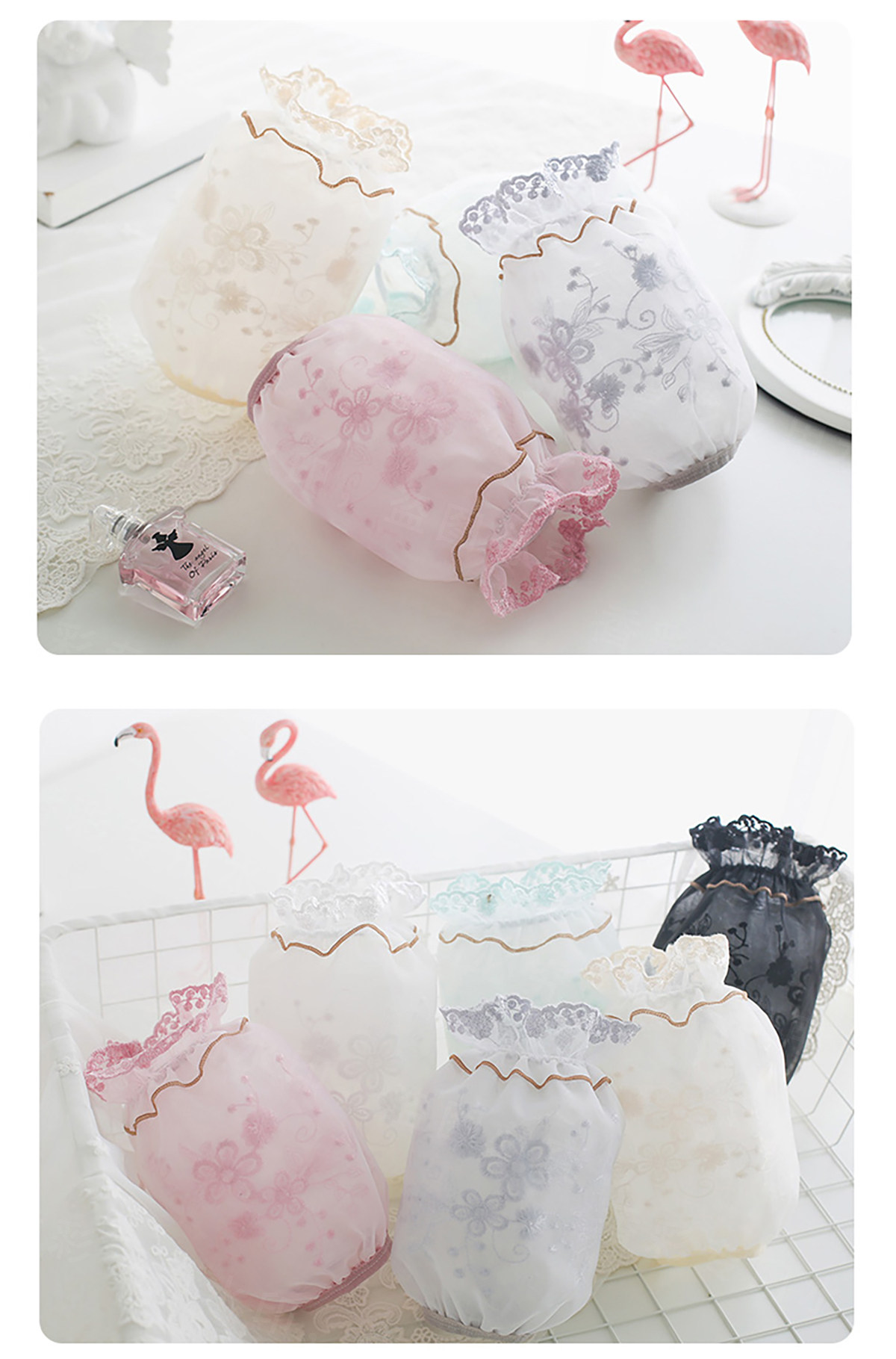 Нарукавники 袖套蕾丝套袖女可爱短款工作护袖秋冬季袖头防脏儿童办公室羽绒服