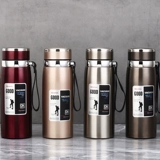 Портативный вместительный и большой стакан из нержавеющей стали, чайная чашка подходит для мужчин и женщин, 1000 мл