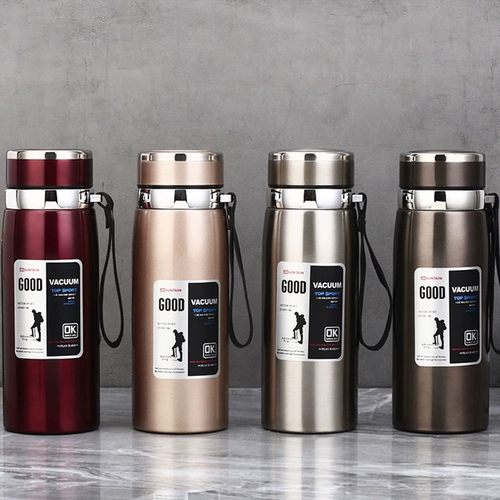 Портативный вместительный и большой стакан из нержавеющей стали, чайная чашка подходит для мужчин и женщин, 1000 мл