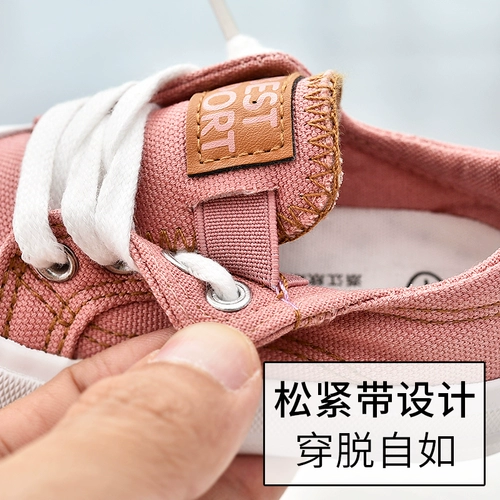 Детская обувь для раннего возраста, мягкие тканевые детские туфли подходит для мужчин и женщин, 1-2-3 лет, мягкая подошва