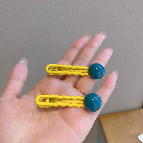 Детская милая заколка для волос, универсальная челка, в корейском стиле