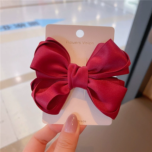 Заколка для волос для принцессы с бантиком, элитный детский аксессуар для волос, зажим для волос, хвостик, шпильки для волос