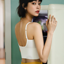 White suspender small vest women wear beautiful back wrap chest U-shaped net red explosion style anti-light bandeau