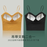 Хлопковая майка топ, топ с чашечками, бюстгалтер, нижнее белье, красивая спина