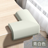 Белые эластичные накладки на углы, материал, 10 шт