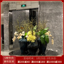 High-end Hotel Lobby Emulation Flower Villa Hall Emulation Flowering Luxurious High-end Floor Private Booking for exclusive customisation