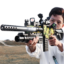 Childrens m416 soft bullet gun electric burst boy toy gun simulation chicken full set of equipment assault can shoot