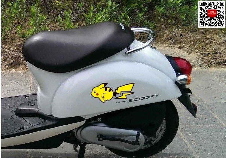 Pikachu Biểu Hiện Dán Xe Hơi Xe Máy Điện Sáng Tạo Cá Tính Cửa Sổ Trang Trí Kính Hoạt Hình Chống Trầy Xước Miếng Dán biểu tượng xe hơi