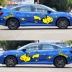 Pikachu dán xe ô tô dán phim hoạt hình dễ thương cửa xe chống trầy xước bao phủ cơ thể miếng dán sáng tạo cá tính dán xe các logo xe hơi 