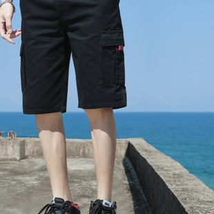 南极人工装短裤男夏季韩版潮流宽松子