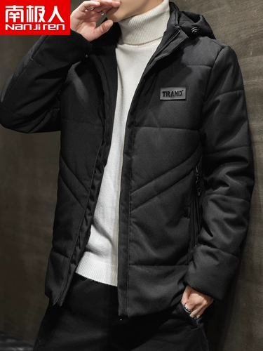 南极人 Tide, зимняя куртка, пуховик, 2019, в корейском стиле