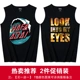 Áo vest nam cực nam thương hiệu mùa hè mặc cá tính xu hướng cotton nam vest lỏng không tay áo thun thể thao - Áo vest cotton khoác vest nữ