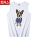Áo vest thể thao nam cực nam mùa hè không tay áo thun cotton nam in cá tính bó sát áo vest thương hiệu - Áo vest cotton áo phao lông vũ