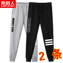 Antarctic people 2019 Tide brand leisure sports trousers closed foot pants Korean trend men and women couples dress Tide brand