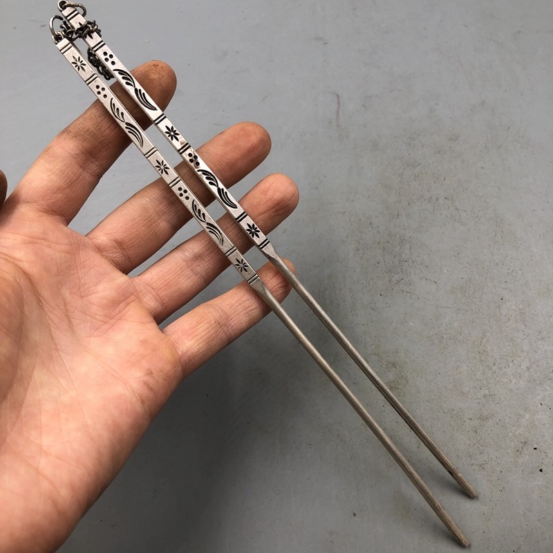 Antique Miscellaneous chopsticks pair of home craft decoration