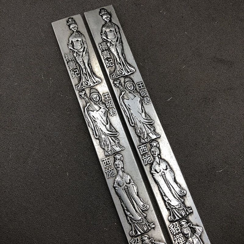 Town ruler Paperweight ruler four beauties study four treasures paper supplies study supplies pair price