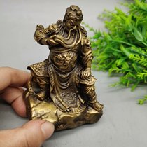 Guan Gong Like a Pendulum Piece Home Craft Swing Piece Retro Bronze Instrumental