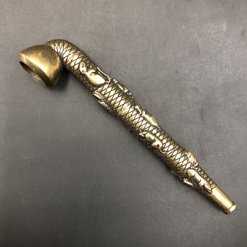 Pipe pot tobacco Tobacco XII Zodiac large pot tobacco bronze smoke pot